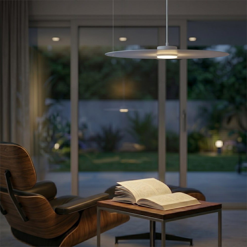 Lampă suspendată PIATTO Albă 1xGX53 Ø 550mm [2]