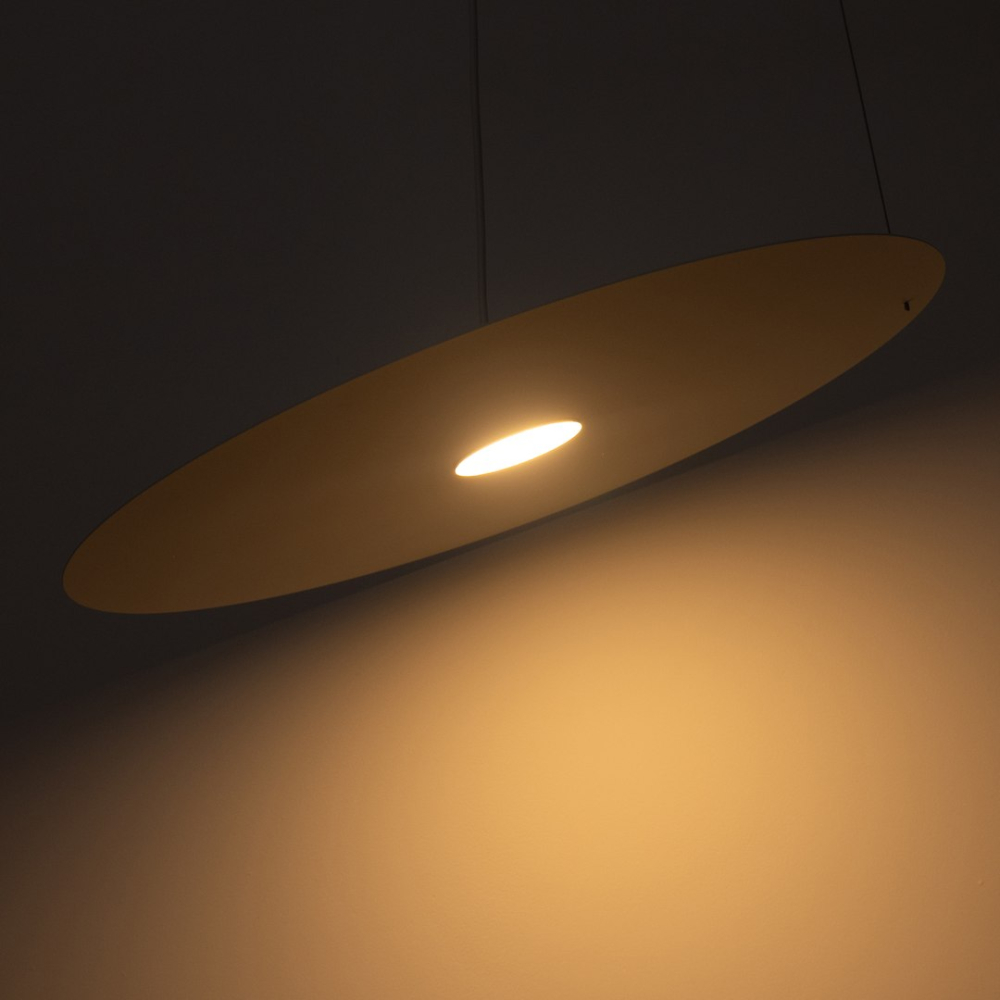 Lampă suspendată PIATTO Albă 1xGX53 Ø 550mm [5]