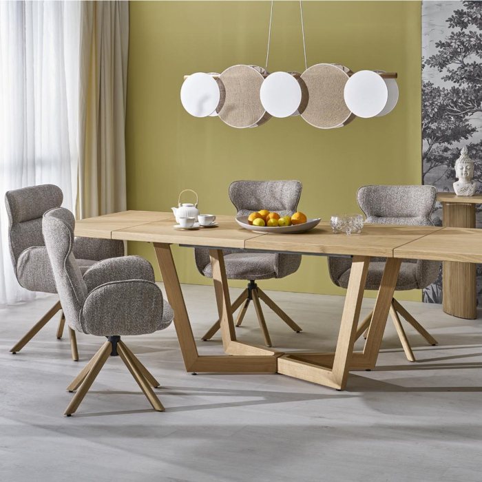 Lampa suspendata PULSE E27 5 x max 15W LED Alb, Pin 125 cm [10]