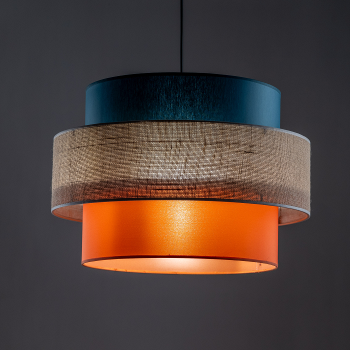 Lampa suspendata TRIO E27 1 x max 15W LED Negru 50 cm [6]