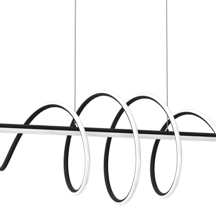 LAMPĂ SUSPENDATĂ TWIST BLACK 90W LED [3]