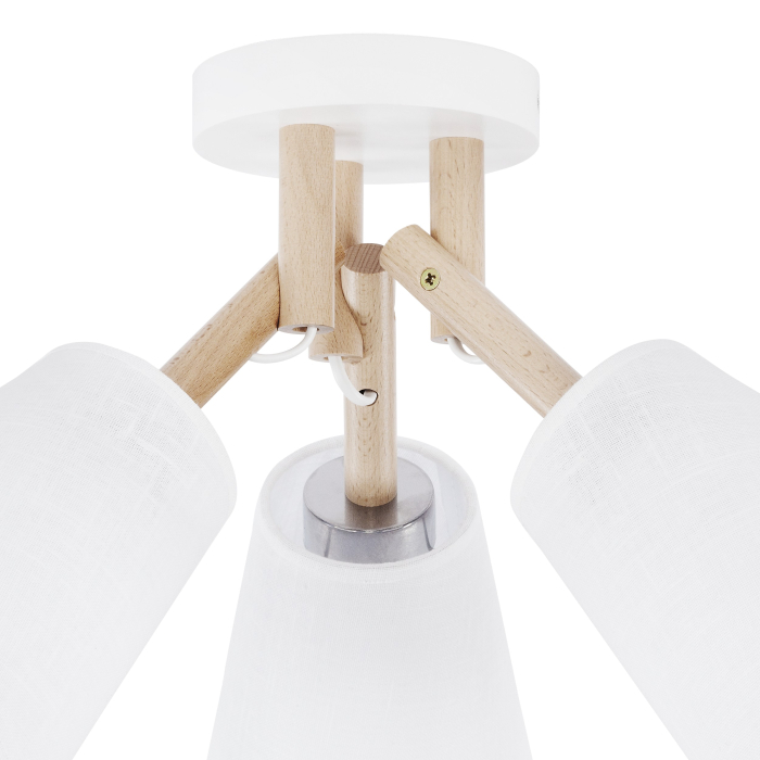 Lampa suspendata VAIO E27 3 x max 15W LED Alb, Pin 46 cm [2]