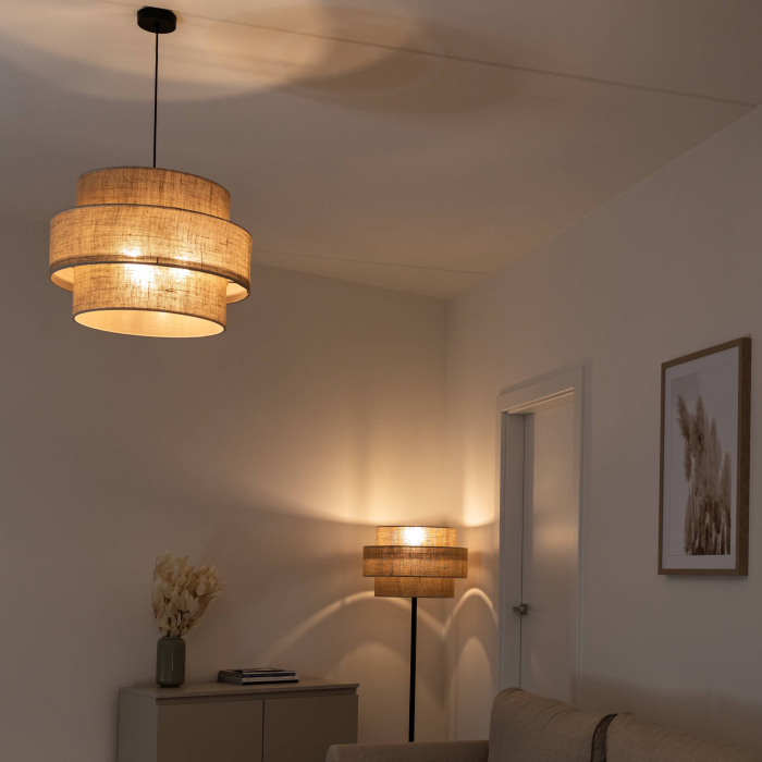 Lampadar CALISTO E27 1 x max 15W LED Negru 50 cm [4]