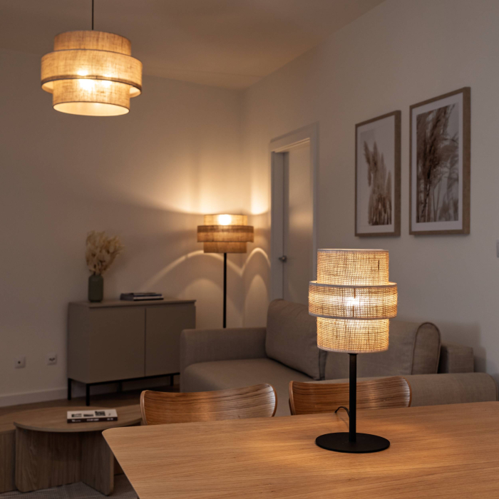 Lampadar CALISTO E27 1 x max 15W LED Negru 50 cm [5]