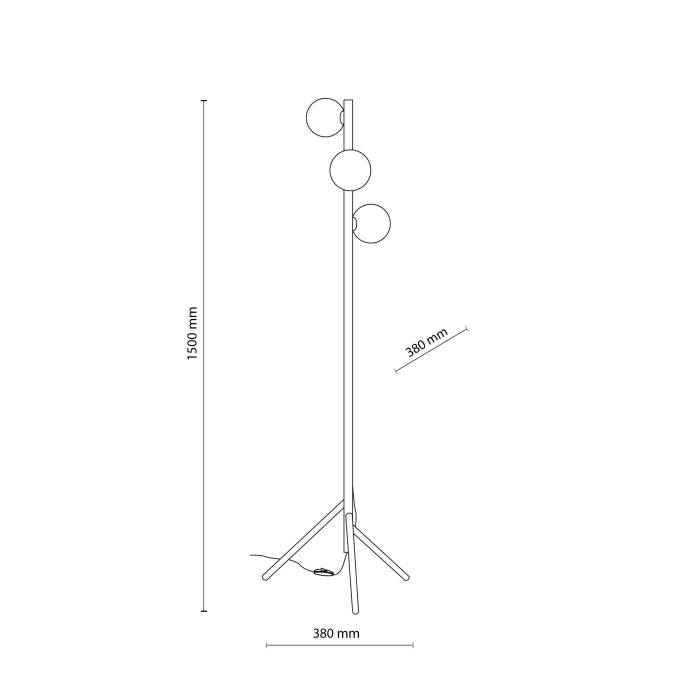 Lampadar ESTERA G9 max 8W LED  42 cm [10]