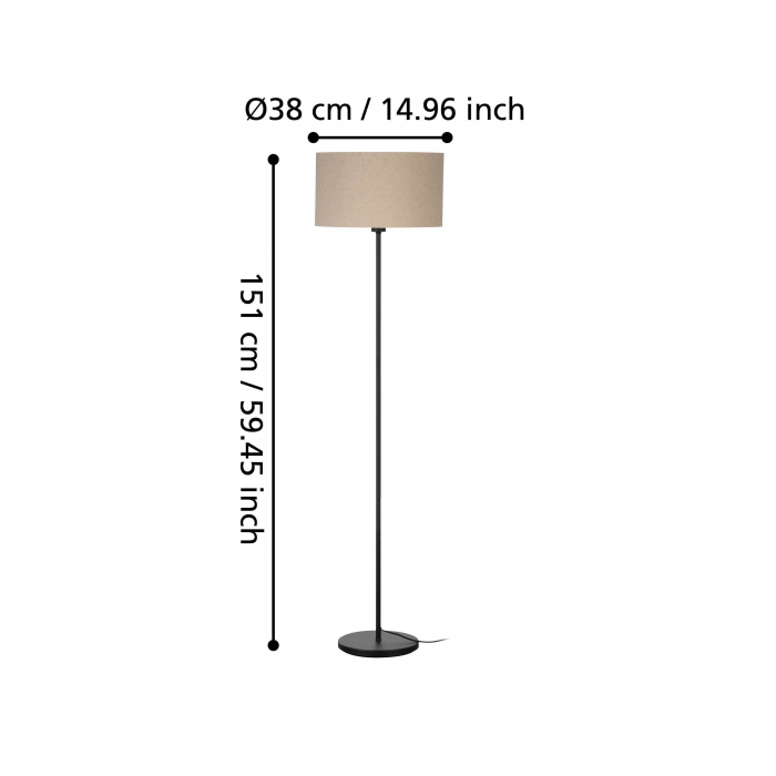 Lampadar FENIGLIA E27 1X40W [2]