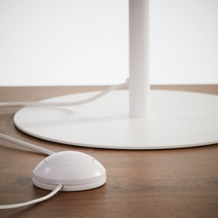 Lampadar LINOBIANCO E27 1 x max 15W LED Alb 50 cm [4]