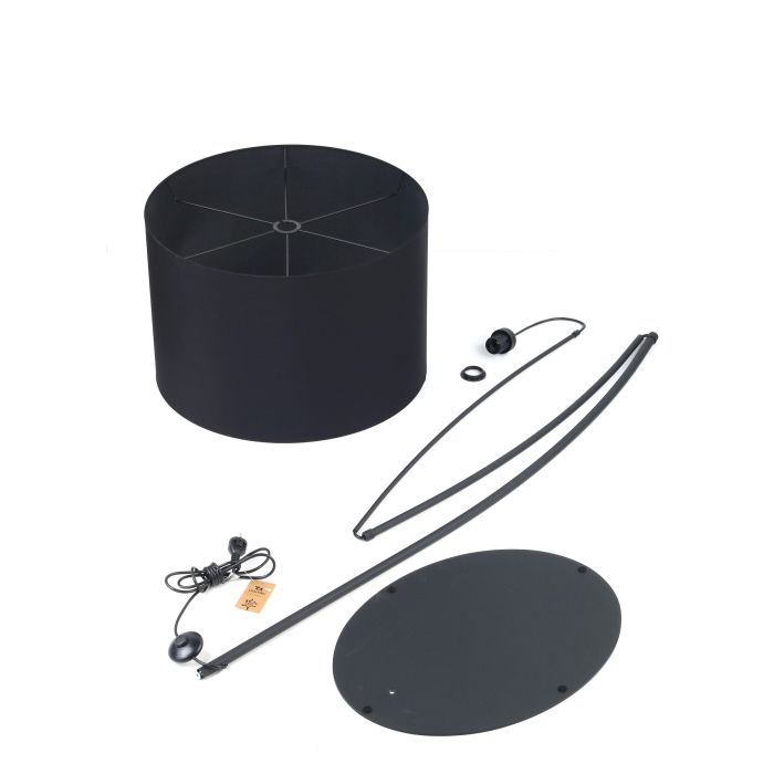 Lampadar MOBY E27 1 x max 15W LED Negru 190 cm [4]