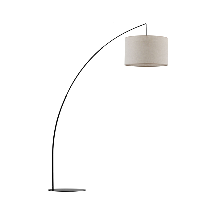 Lampadar MOBY E27 1 x max 15W LED Negru 190 cm [1]