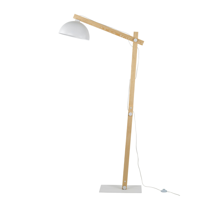 Lampadar OSLO E27 1 x max 15W LED Alb, Pin 80 cm [1]