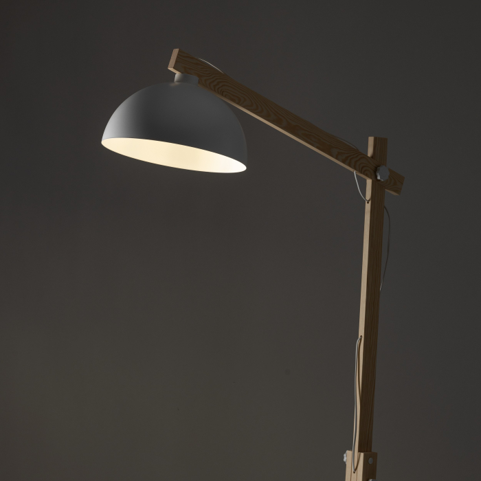 Lampadar OSLO E27 1 x max 15W LED Alb, Pin 80 cm [2]