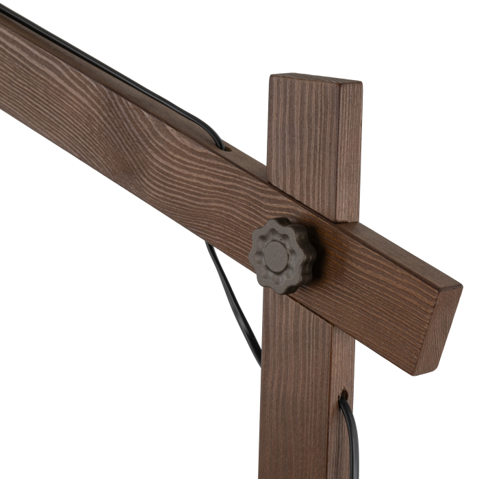 Lampadar OSLO E27 1 x max 15W LED Maro, Nucă 80 cm [2]