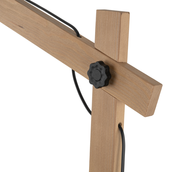 Lampadar OSLO E27 1 x max 15W LED Pin, Negru 80 cm [3]