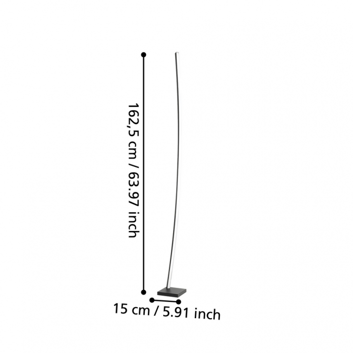 Lampadar PICACHA LED 29W lumina calda [4]