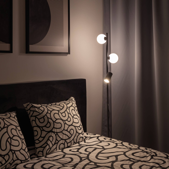 Lampadar Vox GU10, G9 3 x max 8W LED, max 10W LED Negru 30 cm [9]