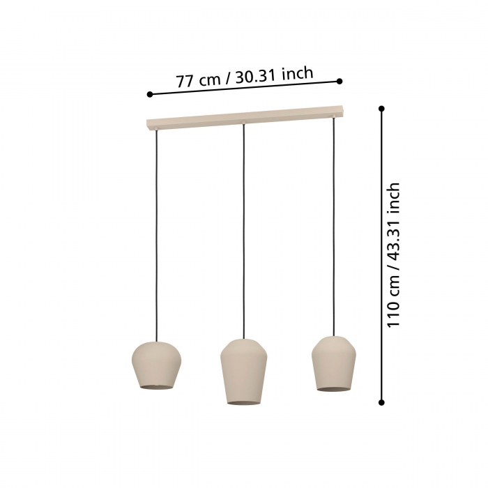 Pendul CAMBAITO E27 3X40W [3]