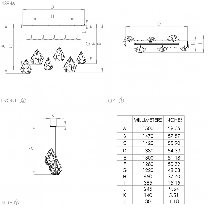Pendul CARLTON 1 E27 40W [3]