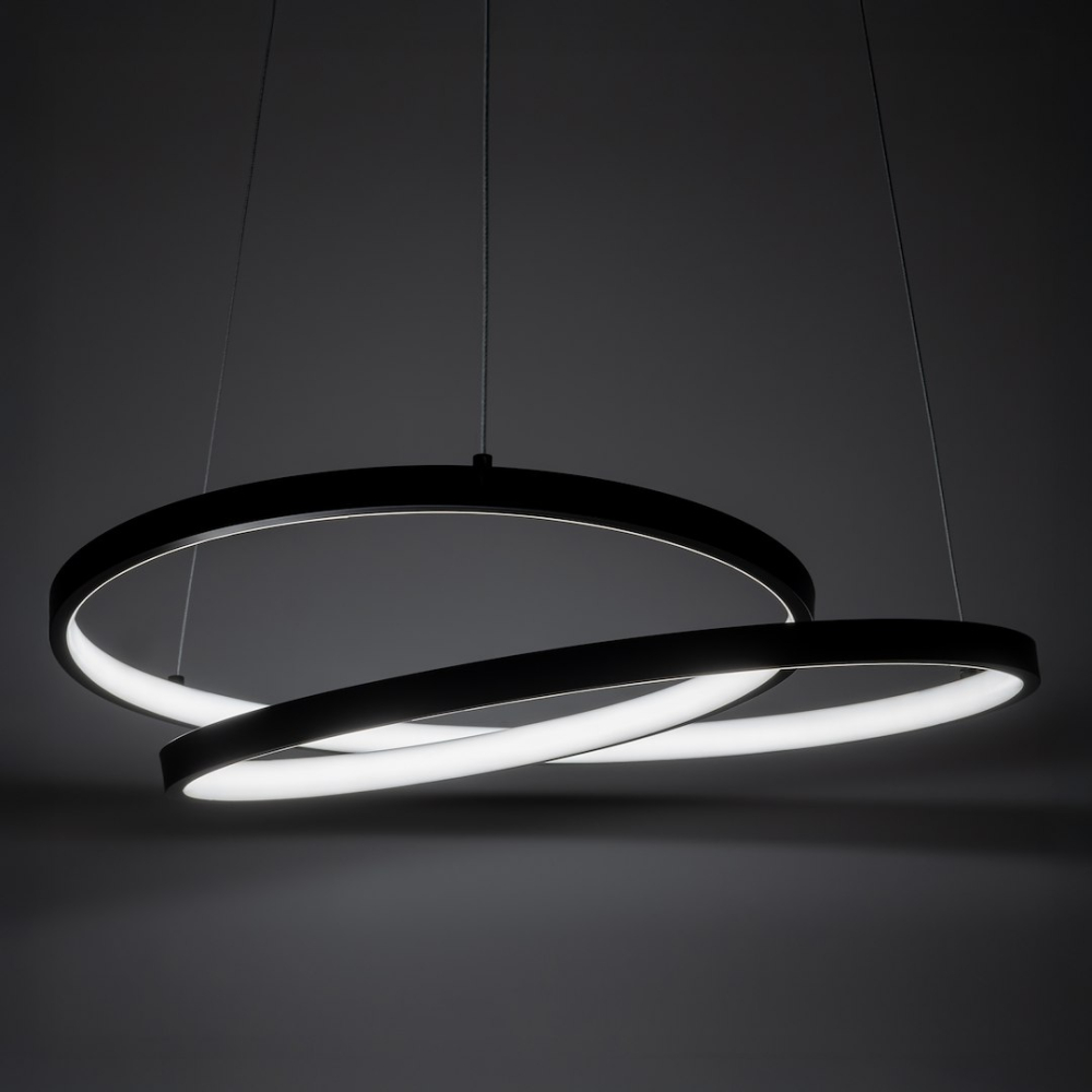 Lustra pendul LUCERO Negru LED 48W lumina neutra 50 cm [7]