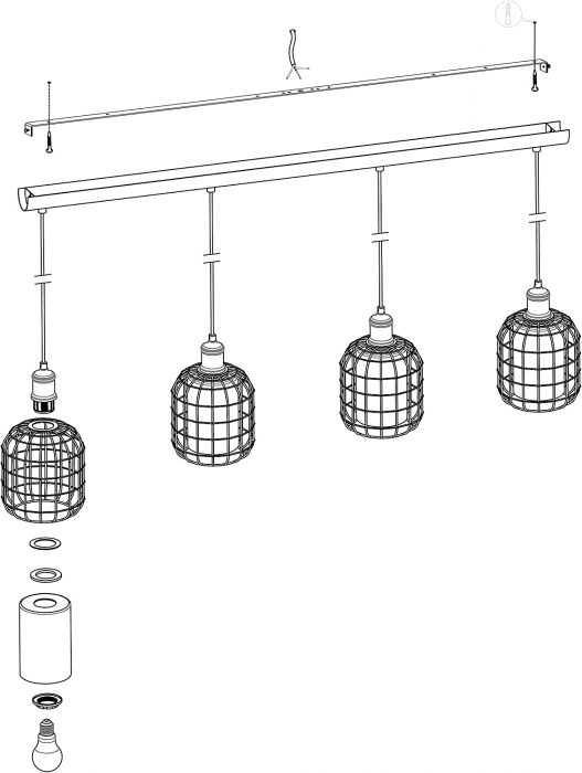 Pendul CHISLE E27 4X40W [5]