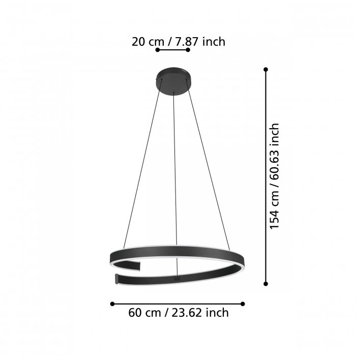 Pendul ANDABAIA-Z LED 42.5W lumina reglabila [4]