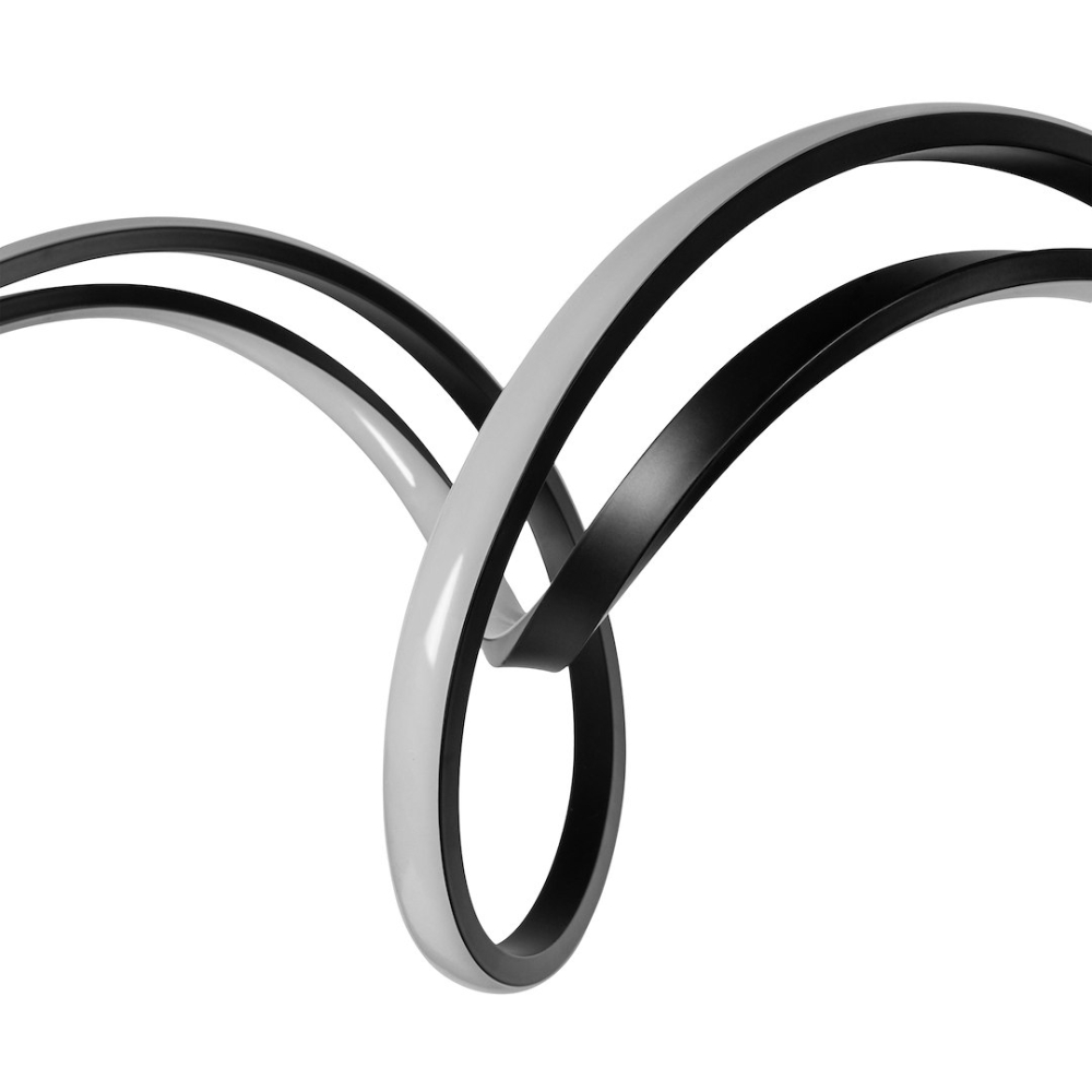 Lustră suspendată Colia LED 55W lumină neutră 140 cm negru auriu [8]
