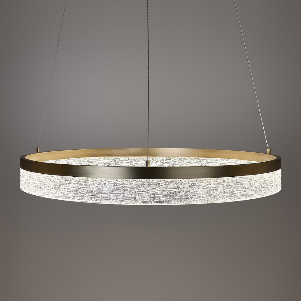 Lustră suspendată Gala LED 25W lumină neutră 50 cm auriu [5]