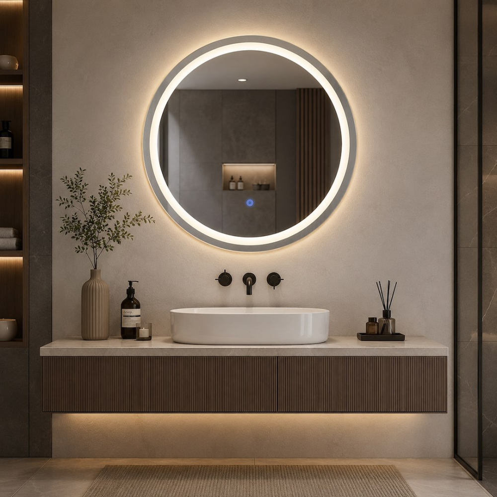 Oglindă Laguna cu fibră de sticlă 600mm 16W LED 3000K-4000K-6000K [2]