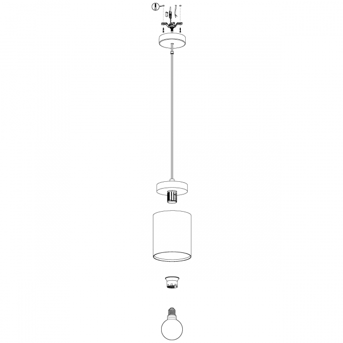 Pendul ALBARIZA E27 1X40W [5]