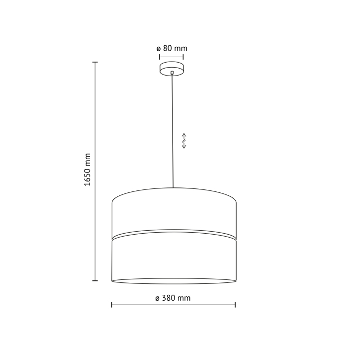 Pendul CALMA E27 max 15W LED Sabia 38 cm [7]