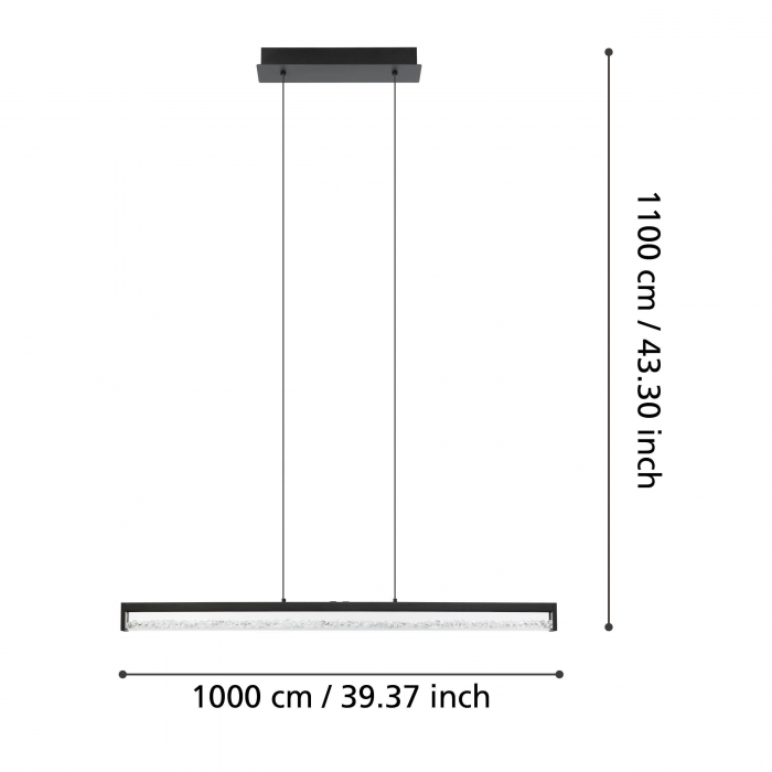 Pendul CARDITO 1 LED 36W lumina reglabila [5]