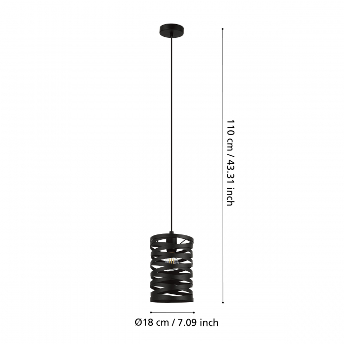 Pendul CREMELLA E27 1X40W [6]