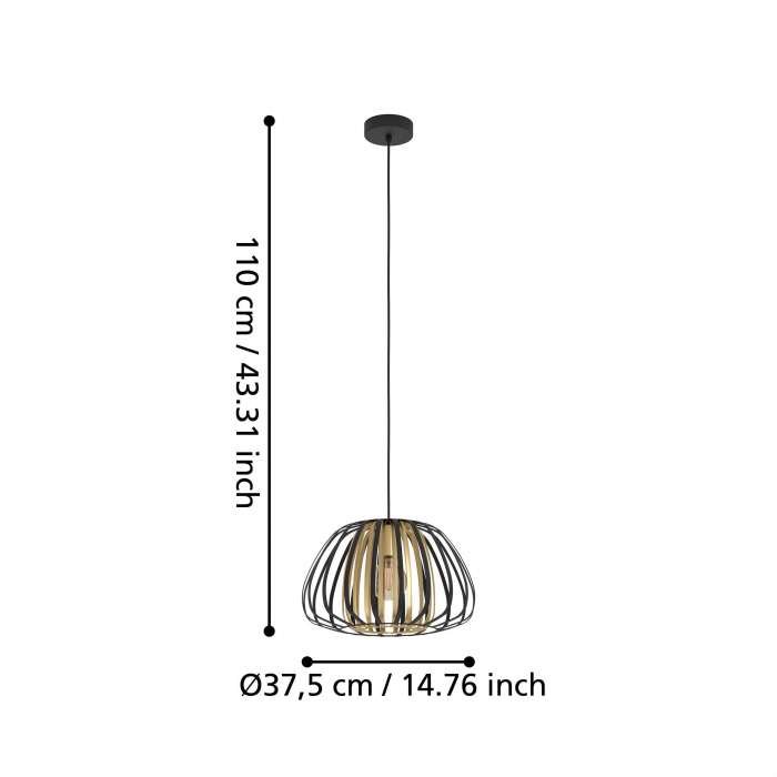 Pendul ENCINITOS E27 1X40W [4]