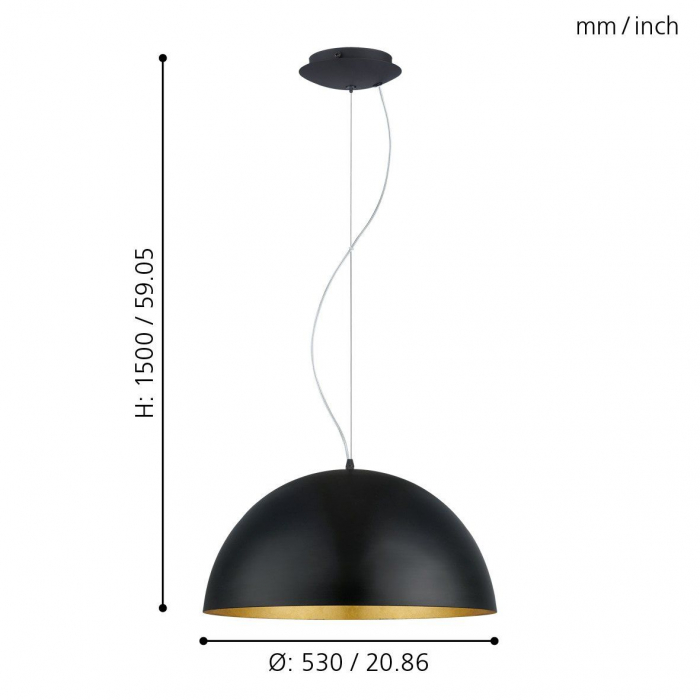 Pendul GAETANO 1 E27 1X60W [4]