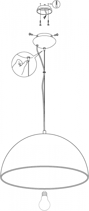 Pendul GAETANO 1 E27 1X60W [5]