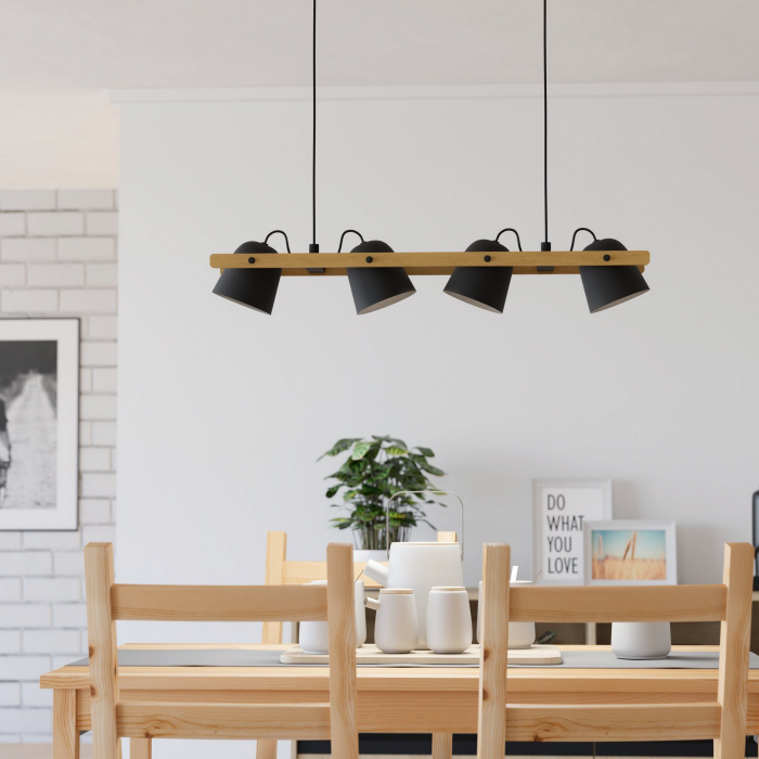 Pendul HORNWOOD-Z LED 4X3, 7W lumina reglabila [2]
