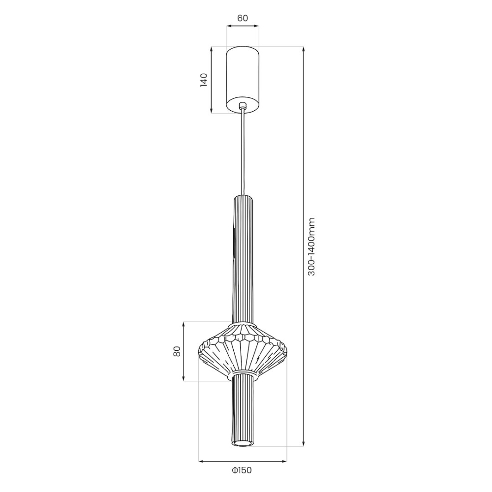 Pendul LED Padre Gold 7W [7]