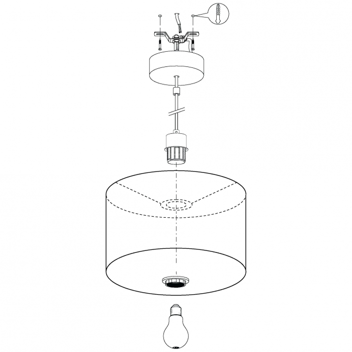 Pendul MASERLO 1 E27 1X60W [6]