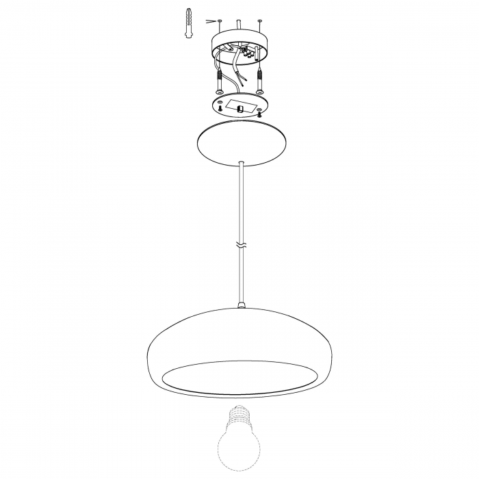 Pendul MOGANO 1 E27 1X60W [5]
