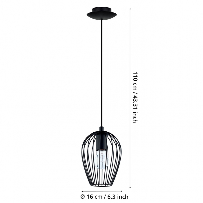 Pendul NEWTOWN E27 1X60W [3]