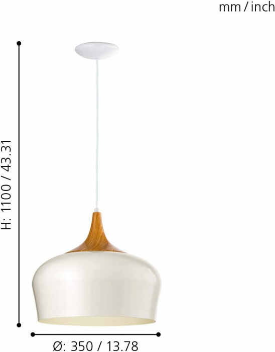 Pendul OBREGON E27 1X60W [3]
