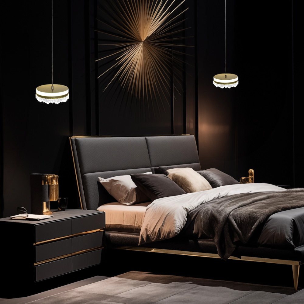 Pendul Preciosa, 25W LED, 4000k, Gold [3]