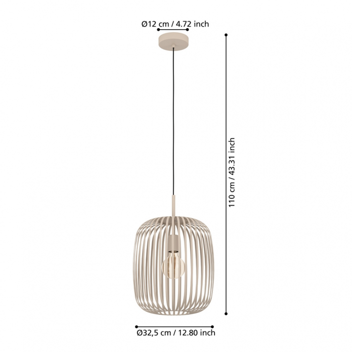 Pendul ROMAZZINA E27 1X40W [5]