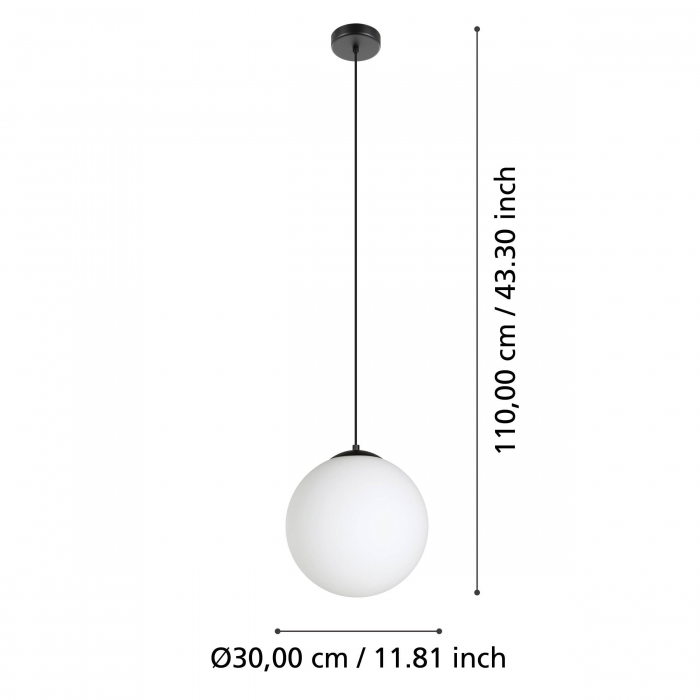 Pendul RONDO 3 E27 1x40W 30 cm [2]