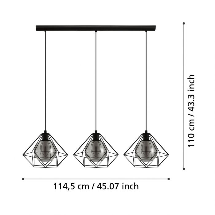 Pendul VERNHAM E27 3X40W [3]