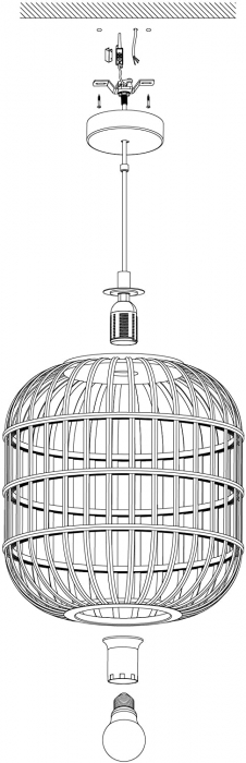 Pendul BORDESLEY E27 1X28W [7]