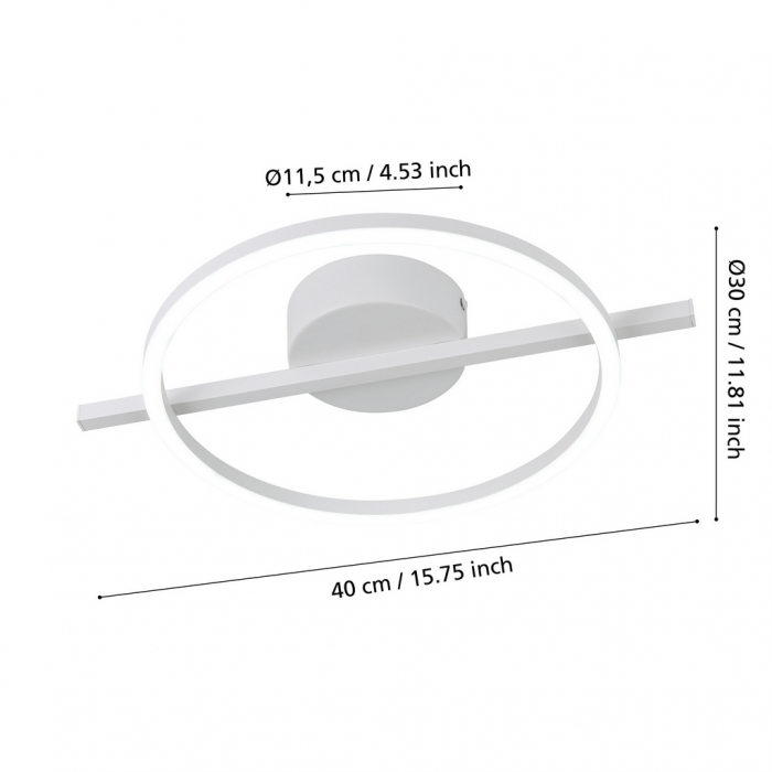 Plafoniera AMANDOLO LED 17W lumina reglabila [3]