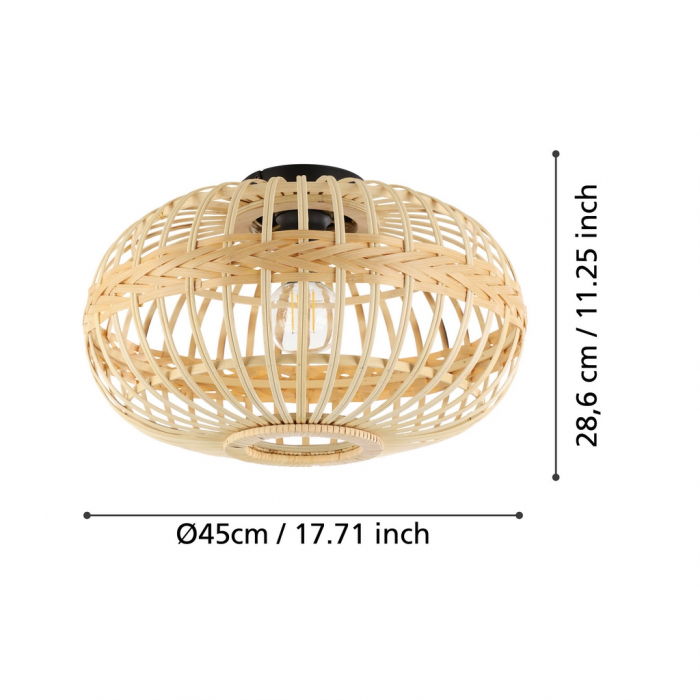 Plafoniera AMSFIELD E27 1X40W [4]