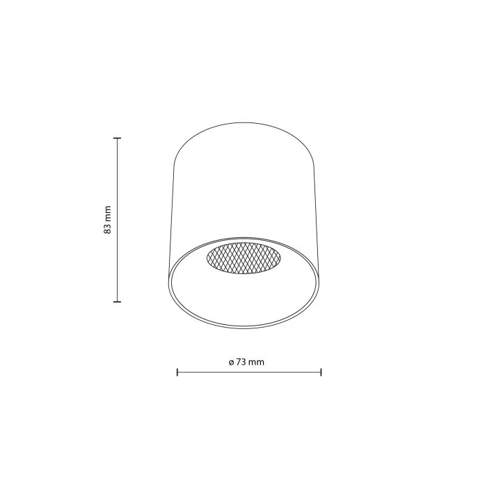 Plafoniera BLAZE LED max 12W LED  7,3 cm [7]