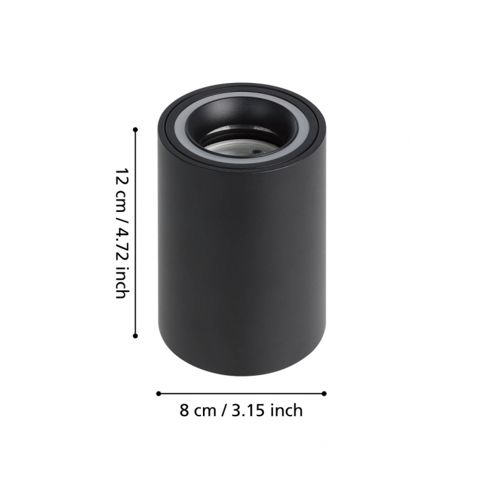 Plafoniera CAROSSO-Z GU10 1X4, 9W [3]