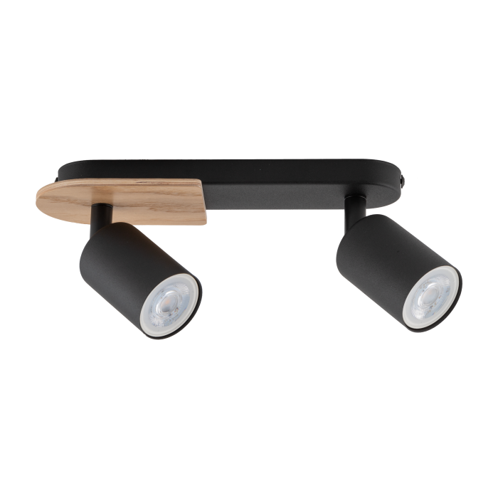 Plafoniera COVER GU10 2 x max 10W LED Negru 35 cm [4]